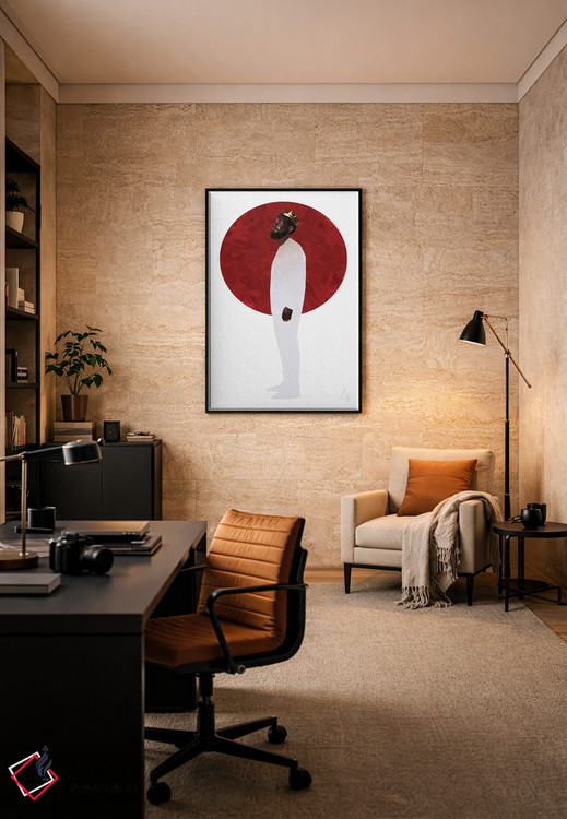 تابلو دکوراتیو تاج اثر لاژی سنوسی - D5B