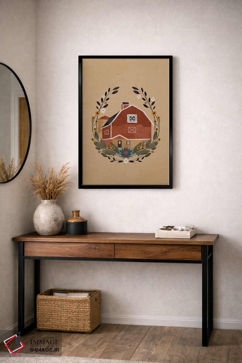 تابلو دکوراتیو انبار روستایی اثر لورا کونیندیک - D5B