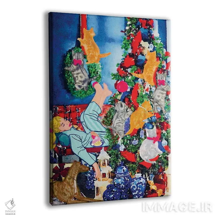 تابلو دکوراتیو چه کسی نگهبان را نگهبانی می کند؟ اثر لوسی کلیمنکو - نمای پرسپکتیو محصول