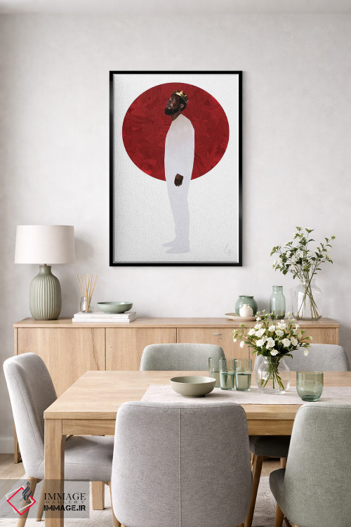 تابلو دکوراتیو تاج اثر لاژی سنوسی - D6B