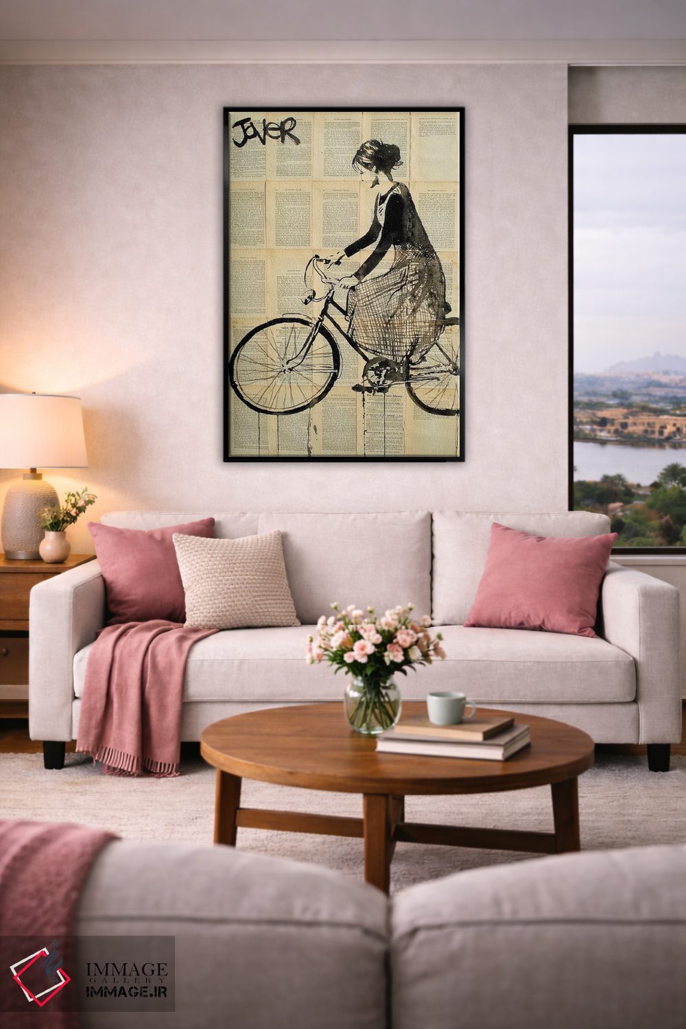 تابلو دکوراتیو راه ویولت اثر لوی جوور - D6B