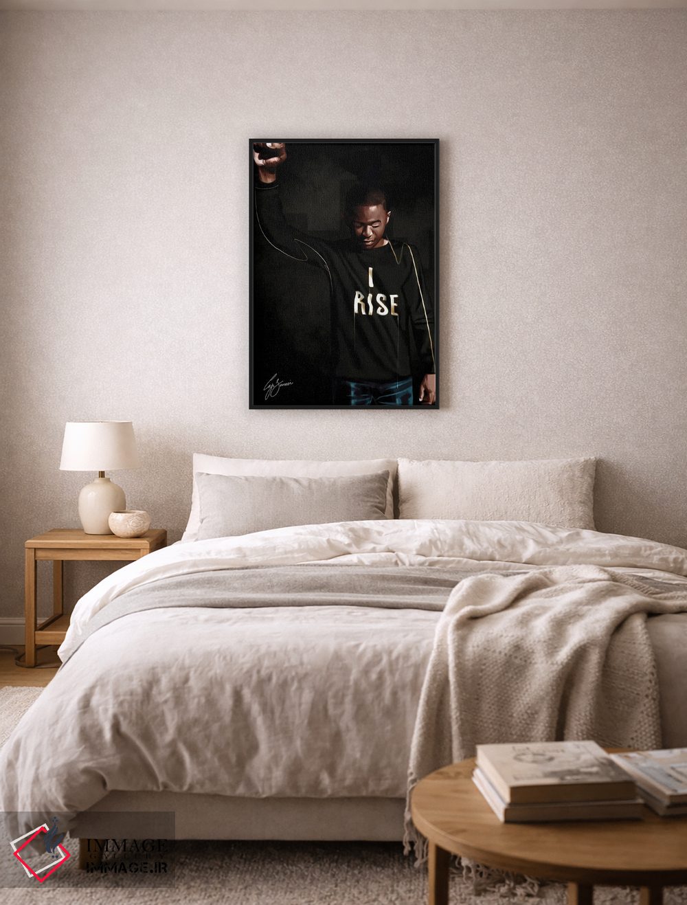 تابلو دکوراتیو دنیا مال توست اثر لاژی سنوسی - D6B