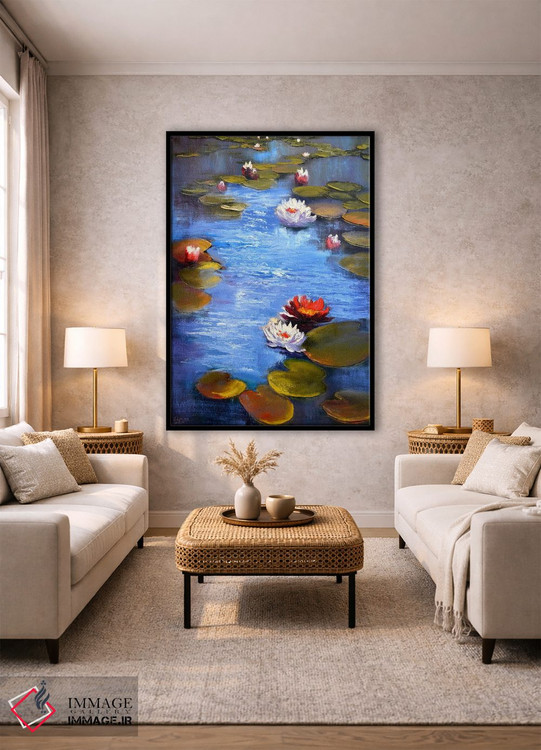 تابلو دکوراتیو برکه سانی اثر النا لوکینا - D1B