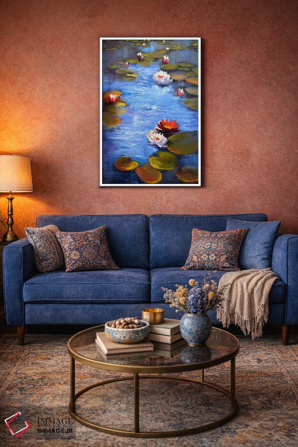 تابلو دکوراتیو برکه سانی اثر النا لوکینا - D2W