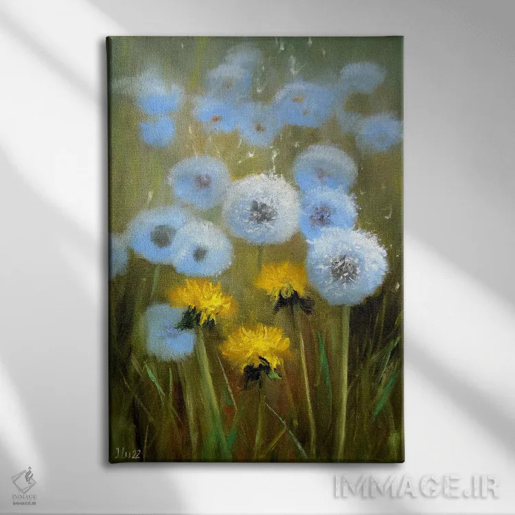 تابلو دکوراتیو لطافت اثر النا لوکینا - نمای روبهرو روی دیوار