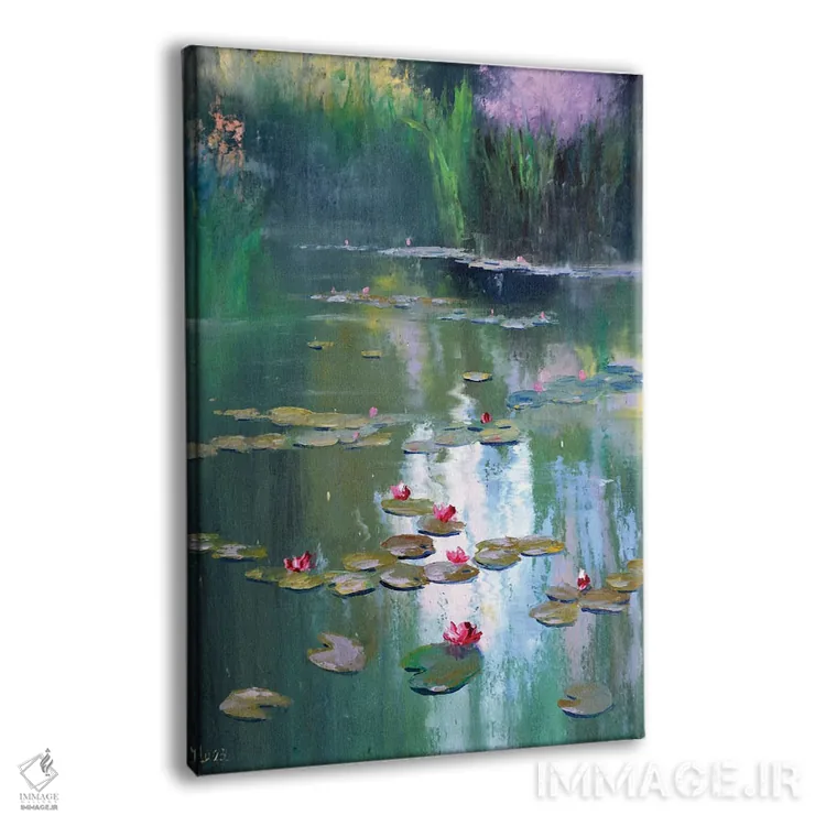 تابلو دکوراتیو برکه بهاری اثر النا لوکینا - نمای پرسپکتیو محصول