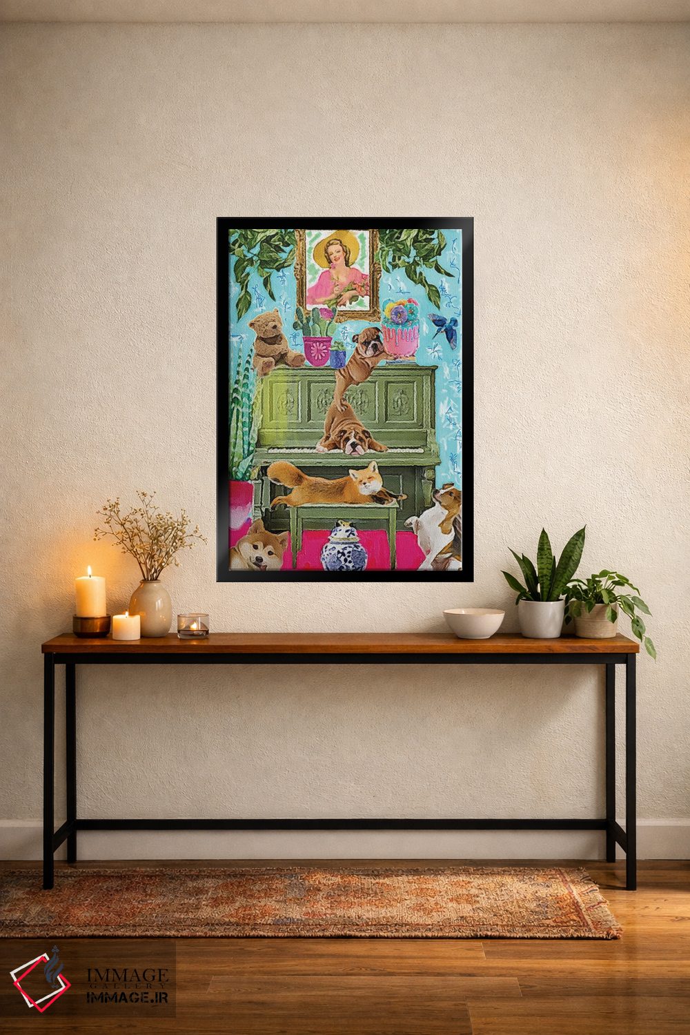 تابلو دکوراتیو آماده شدن برای تولد مامان اثر لوسی کلیمنکو - D6B