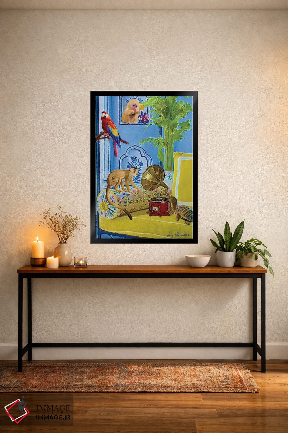 تابلو دکوراتیو دوستان پرکار اثر لوسی کلیمنکو - D5B