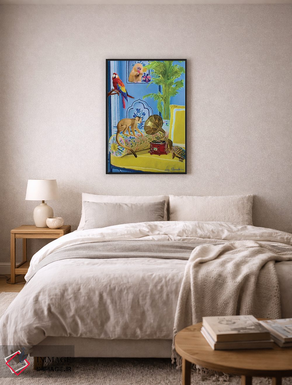 تابلو دکوراتیو دوستان پرکار اثر لوسی کلیمنکو - D6B