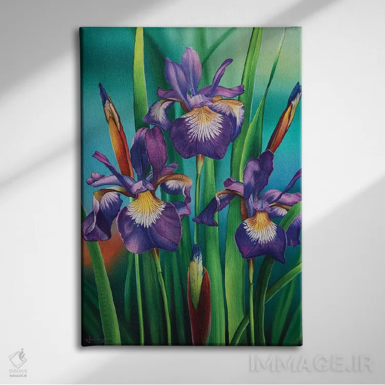 تابلو دکوراتیو دست نخورده اثر لیام کوموات - نمای روبهرو روی دیوار