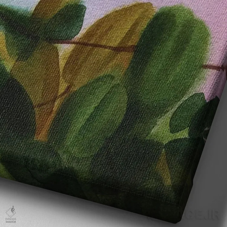 تابلو دکوراتیو بی عنوان VIII اثر لیام کوموات - نمای نزدیک بافت بوم