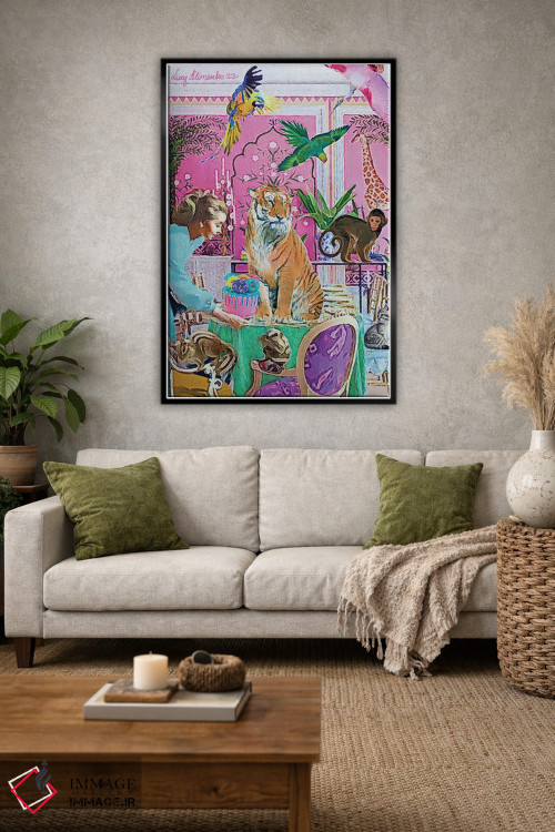 تابلو دکوراتیو زمان شام اثر لوسی کلیمنکو - D2B