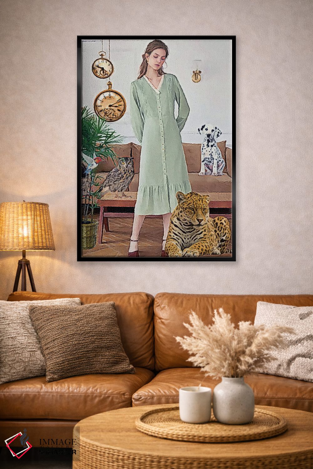 تابلو دکوراتیو عکس خانوادگی اثر لوسی کلیمنکو - D3B