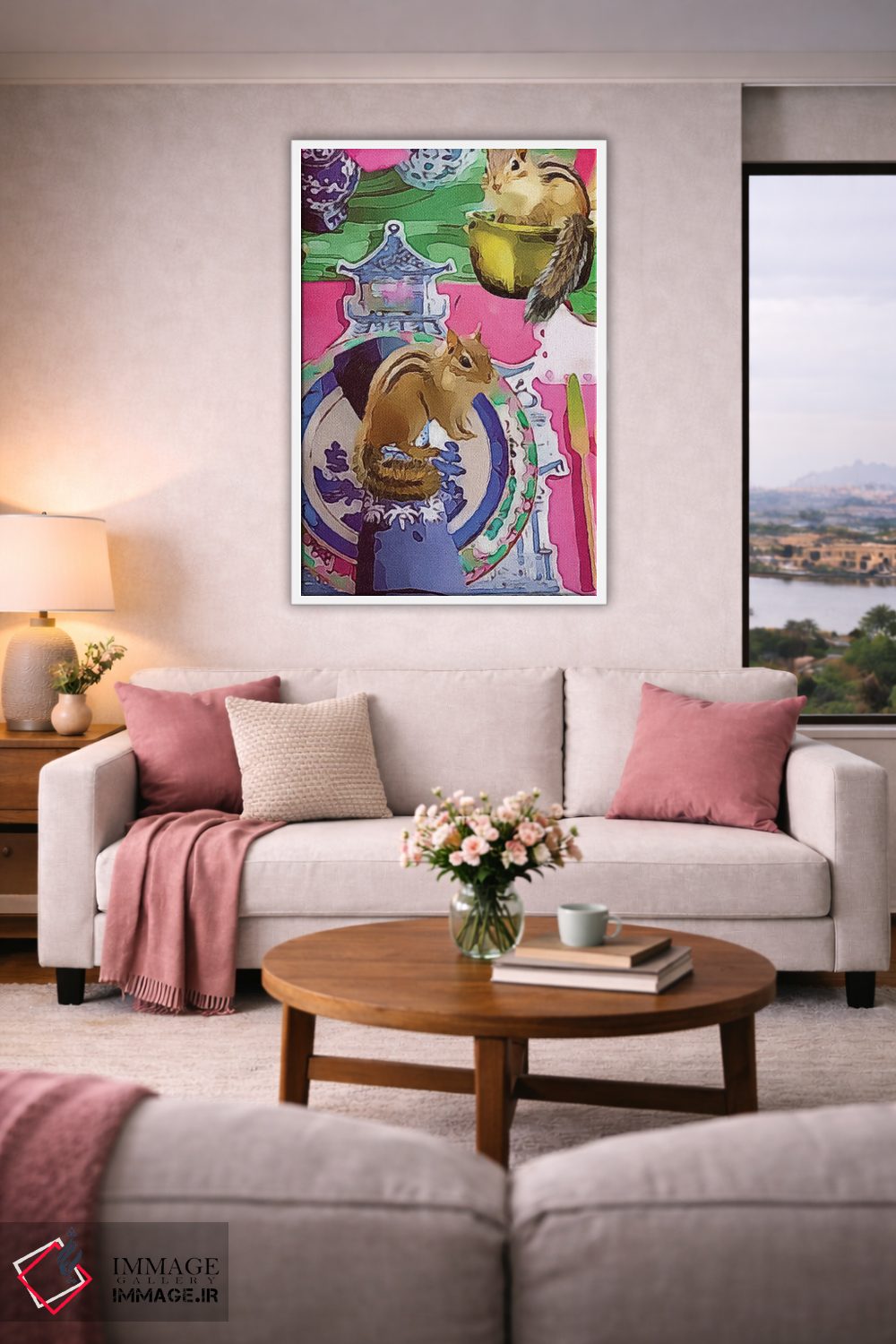 تابلو دکوراتیو مهمانان شام اثر لوسی کلیمنکو - D4W