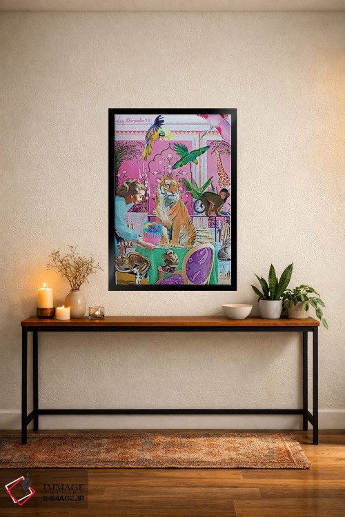 تابلو دکوراتیو زمان شام اثر لوسی کلیمنکو - D5B