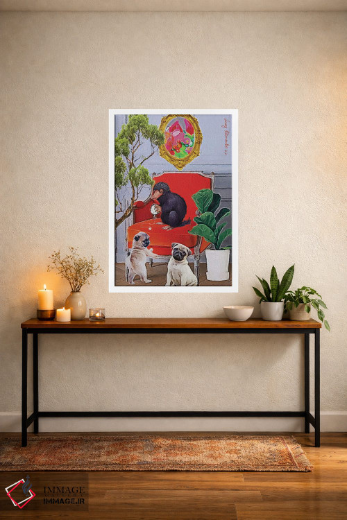 تابلو دکوراتیو نگهدارنده زمان اثر لوسی کلیمنکو - D2W