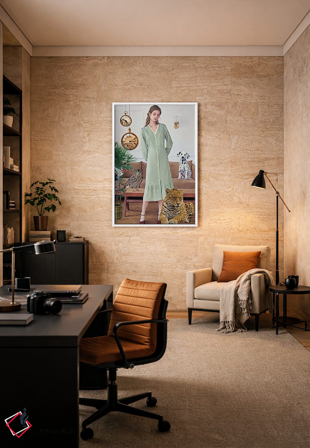 تابلو دکوراتیو عکس خانوادگی اثر لوسی کلیمنکو - D6W
