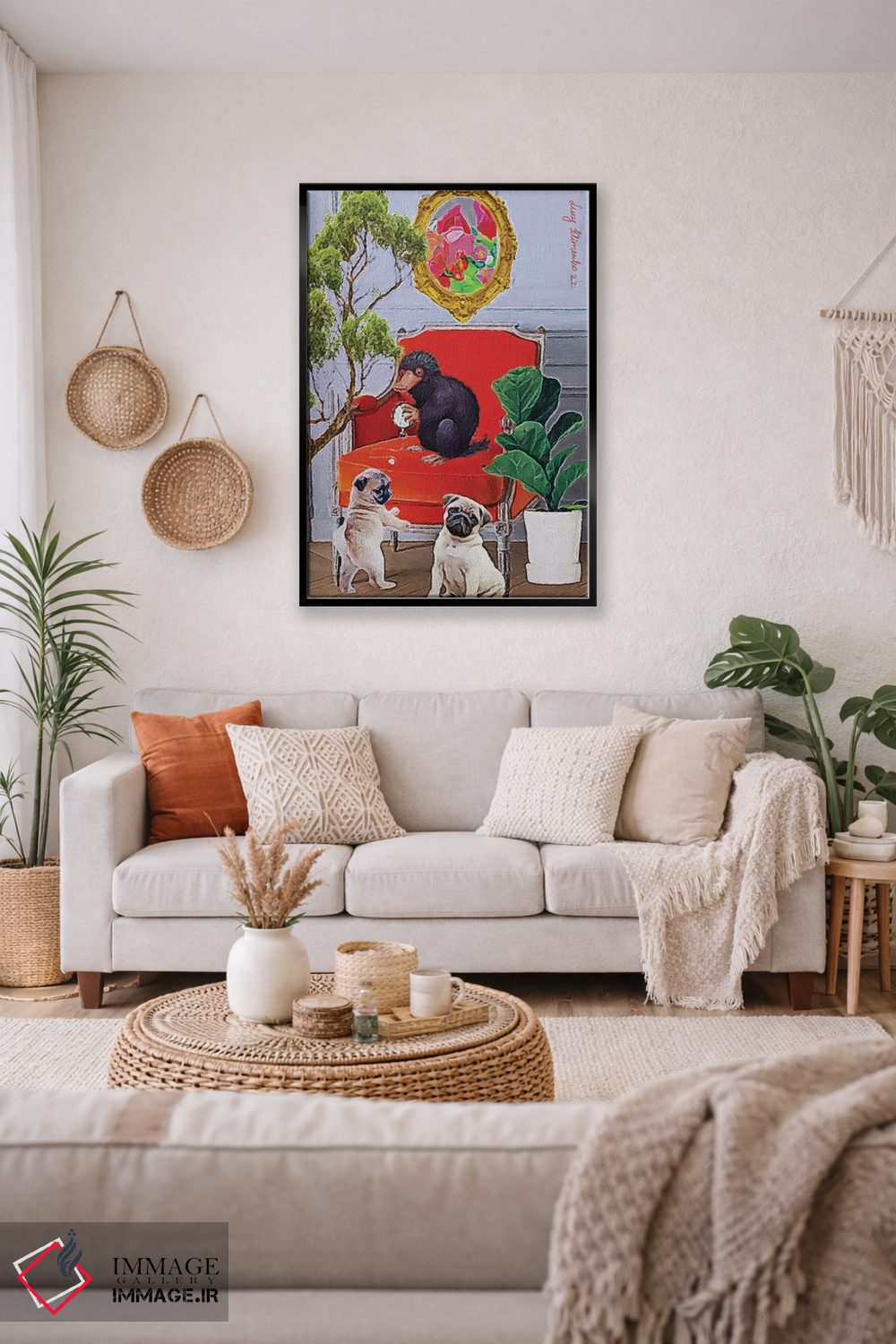 تابلو دکوراتیو نگهدارنده زمان اثر لوسی کلیمنکو - D3B