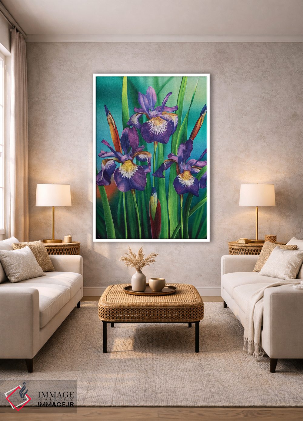 تابلو دکوراتیو دست نخورده اثر لیام کوموات - D1W