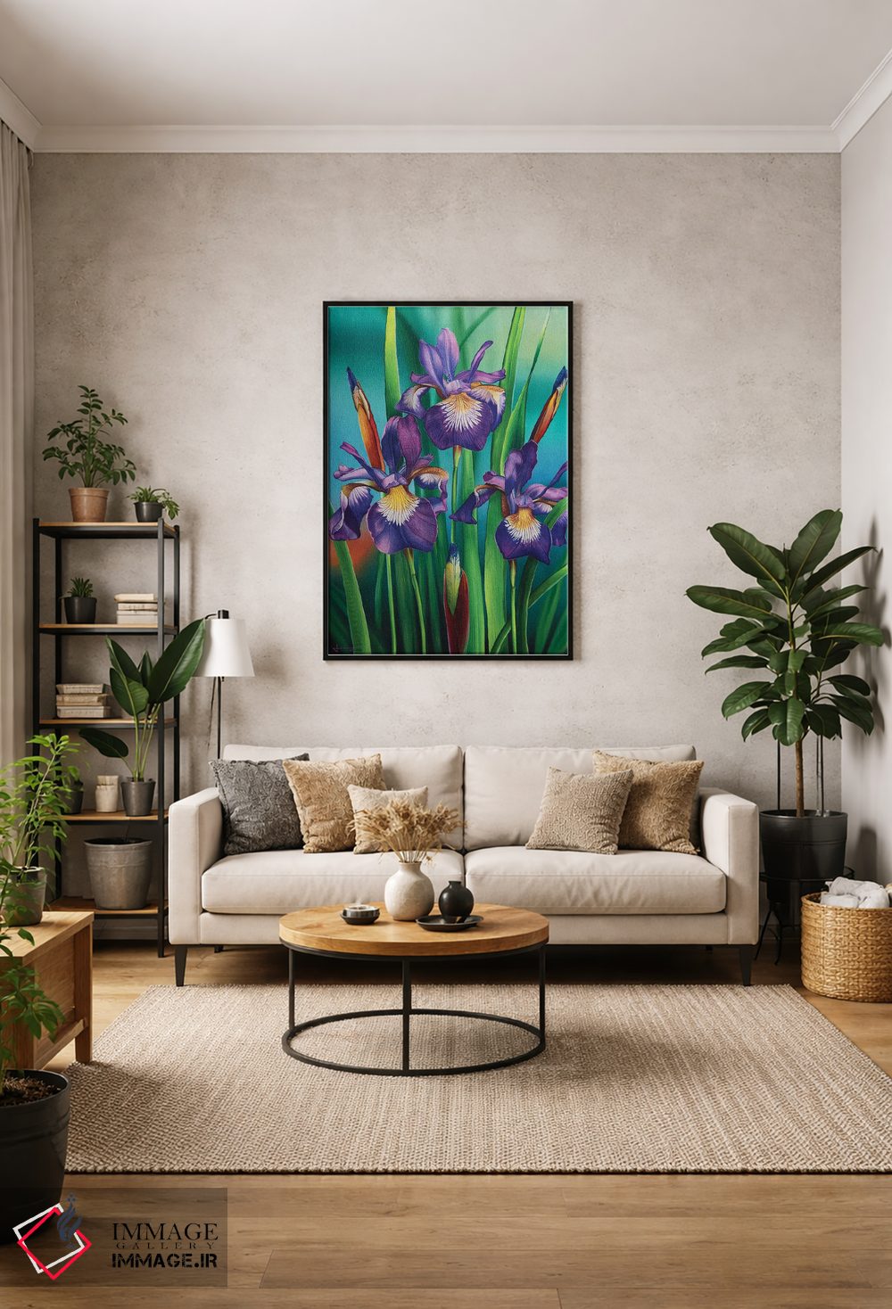 تابلو دکوراتیو دست نخورده اثر لیام کوموات - D2B