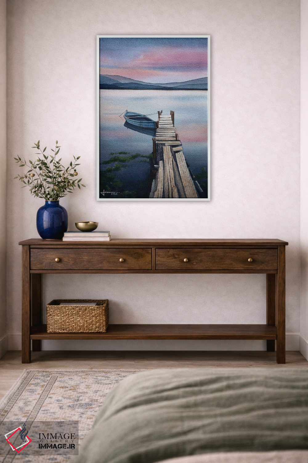 تابلو دکوراتیو آرامش بخش اثر لیام کوموات - D2W