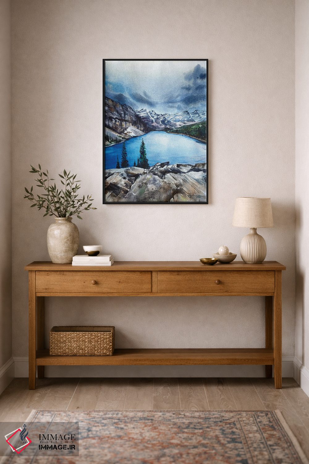 تابلو دکوراتیو یخ رفت دلربا اثر لیام کوموات - D2B