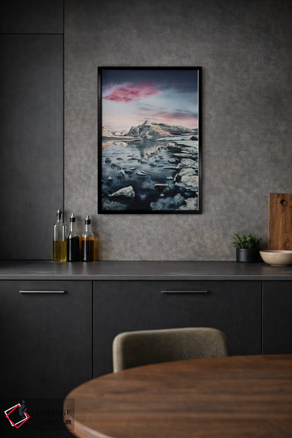 تابلو دکوراتیو بی عنوان X اثر لیام کوموات - D1B