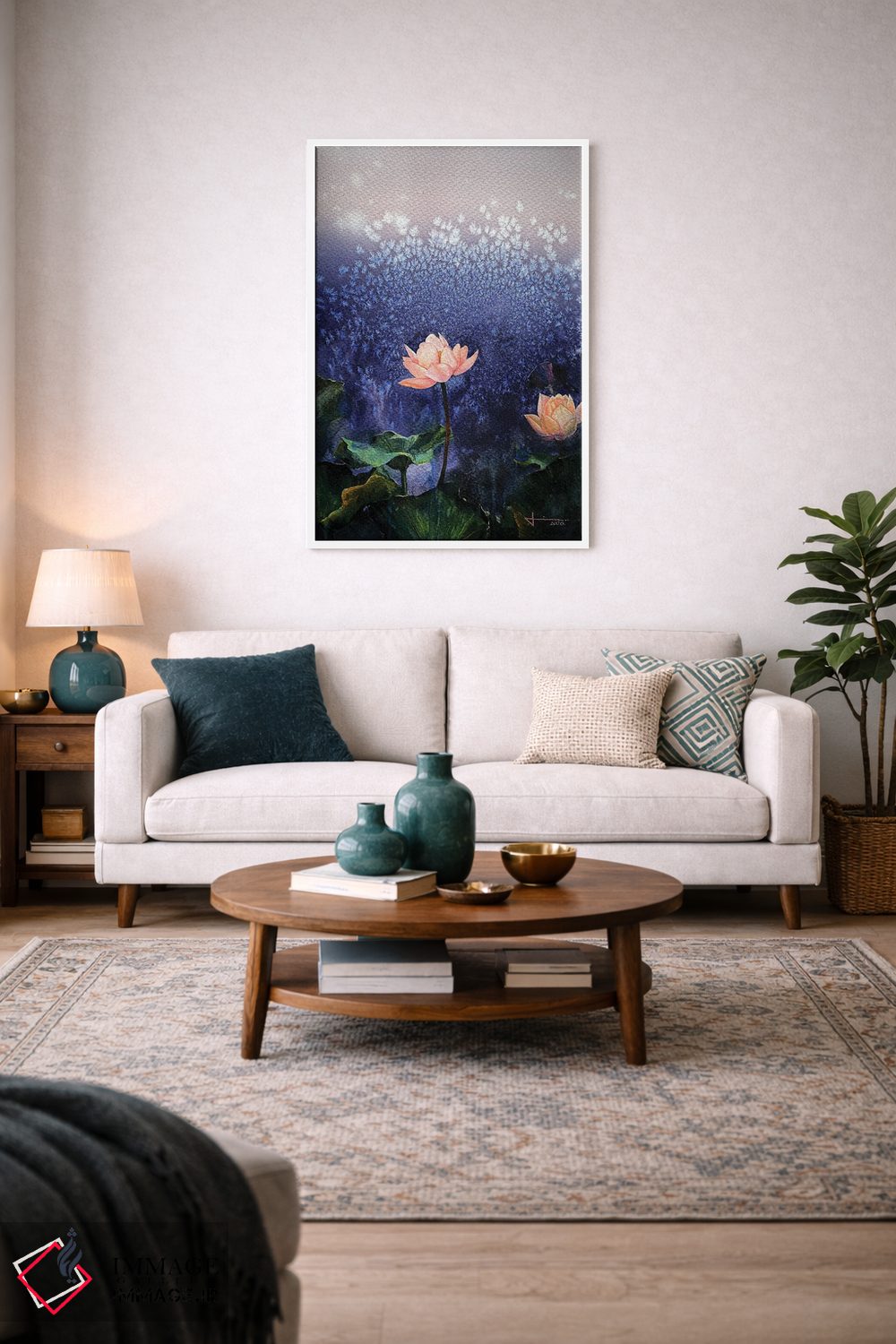 تابلو دکوراتیو شکوفه اثر لیام کوموات - D3W