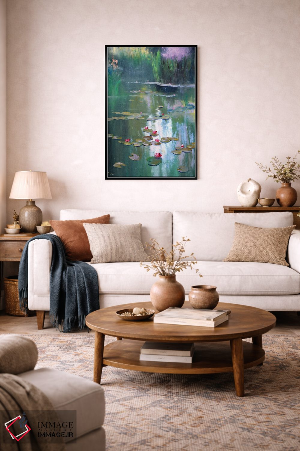 تابلو دکوراتیو برکه بهاری اثر النا لوکینا - D4B