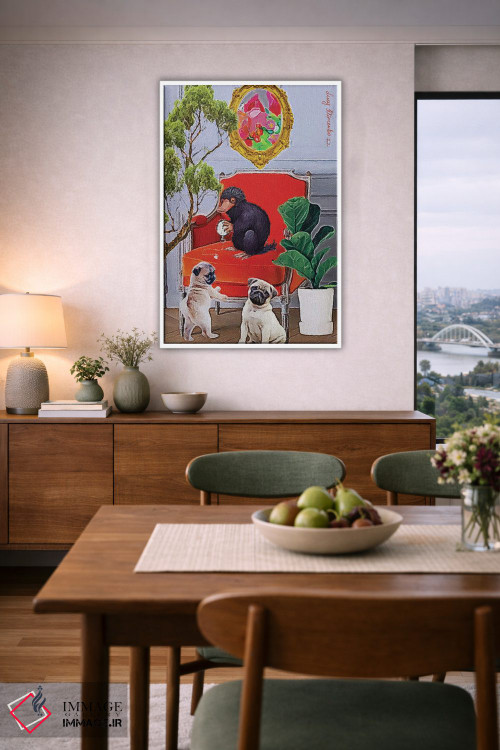 تابلو دکوراتیو نگهدارنده زمان اثر لوسی کلیمنکو - D6W