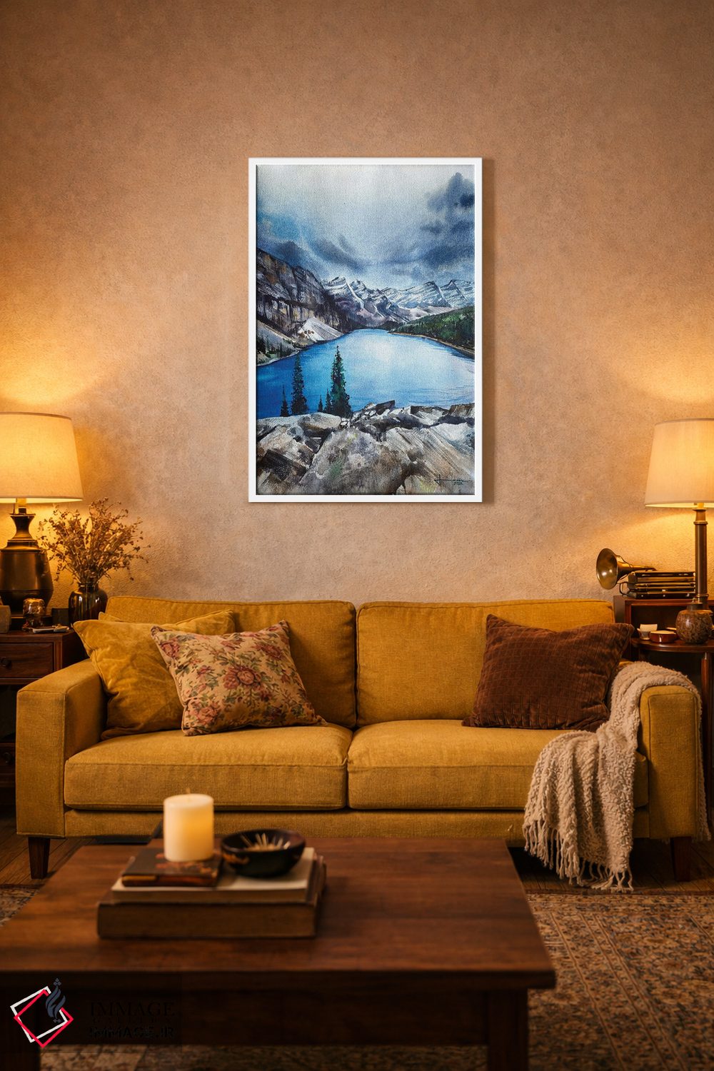 تابلو دکوراتیو یخ رفت دلربا اثر لیام کوموات - D3W