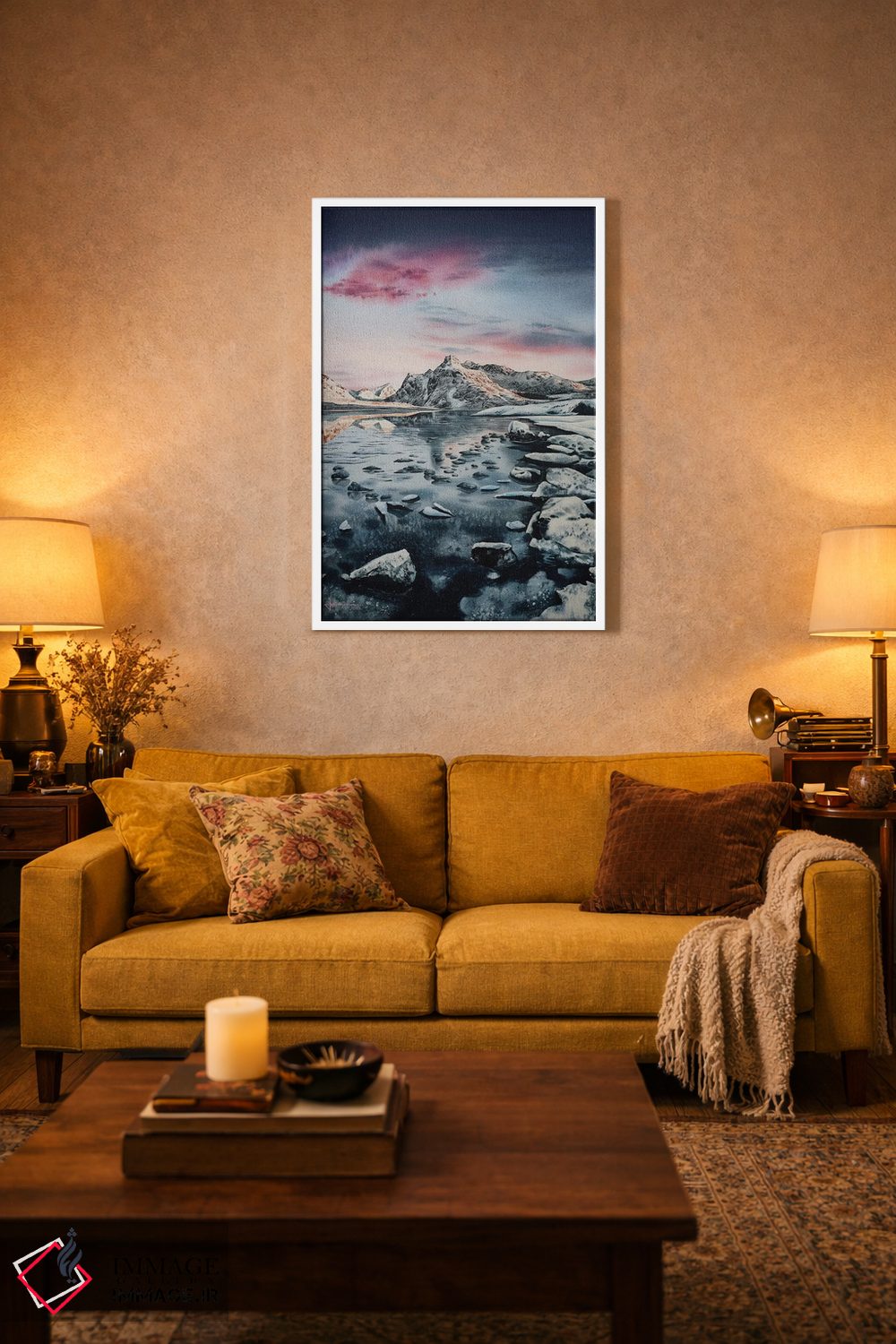 تابلو دکوراتیو بی عنوان X اثر لیام کوموات - D2W