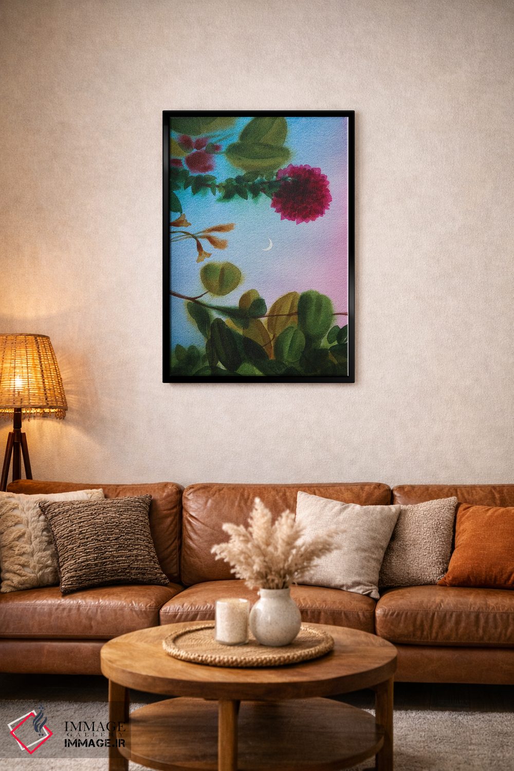 تابلو دکوراتیو بی عنوان VIII اثر لیام کوموات - D4B