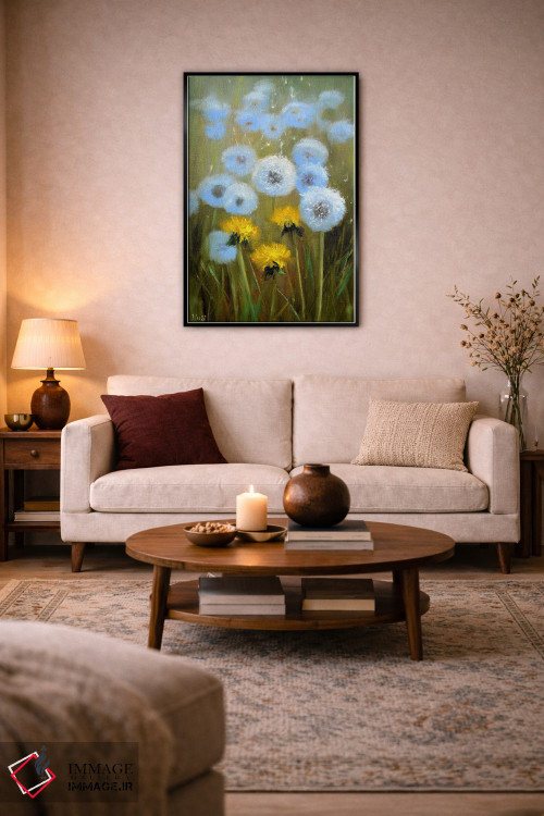 تابلو دکوراتیو لطافت اثر النا لوکینا - D6B