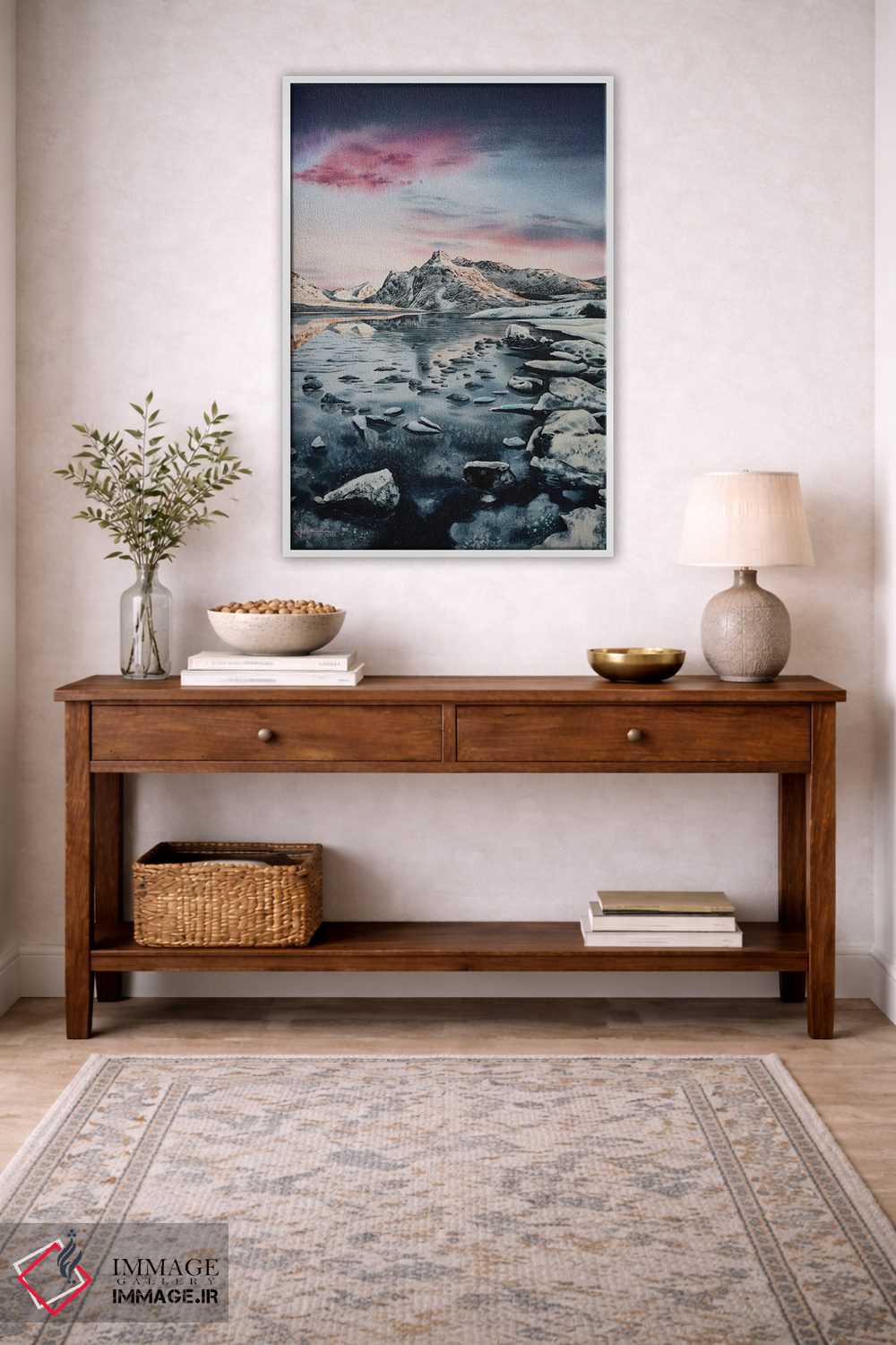 تابلو دکوراتیو بی عنوان X اثر لیام کوموات - D4W