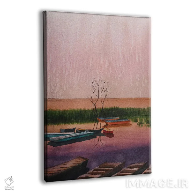 تابلو دکوراتیو آرامش II اثر لیام کوموات - نمای پرسپکتیو محصول