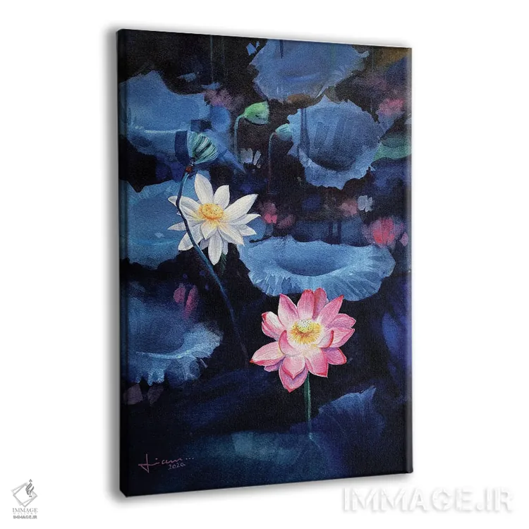 تابلو دکوراتیو تازه شدن اثر لیام کوموات - نمای پرسپکتیو محصول