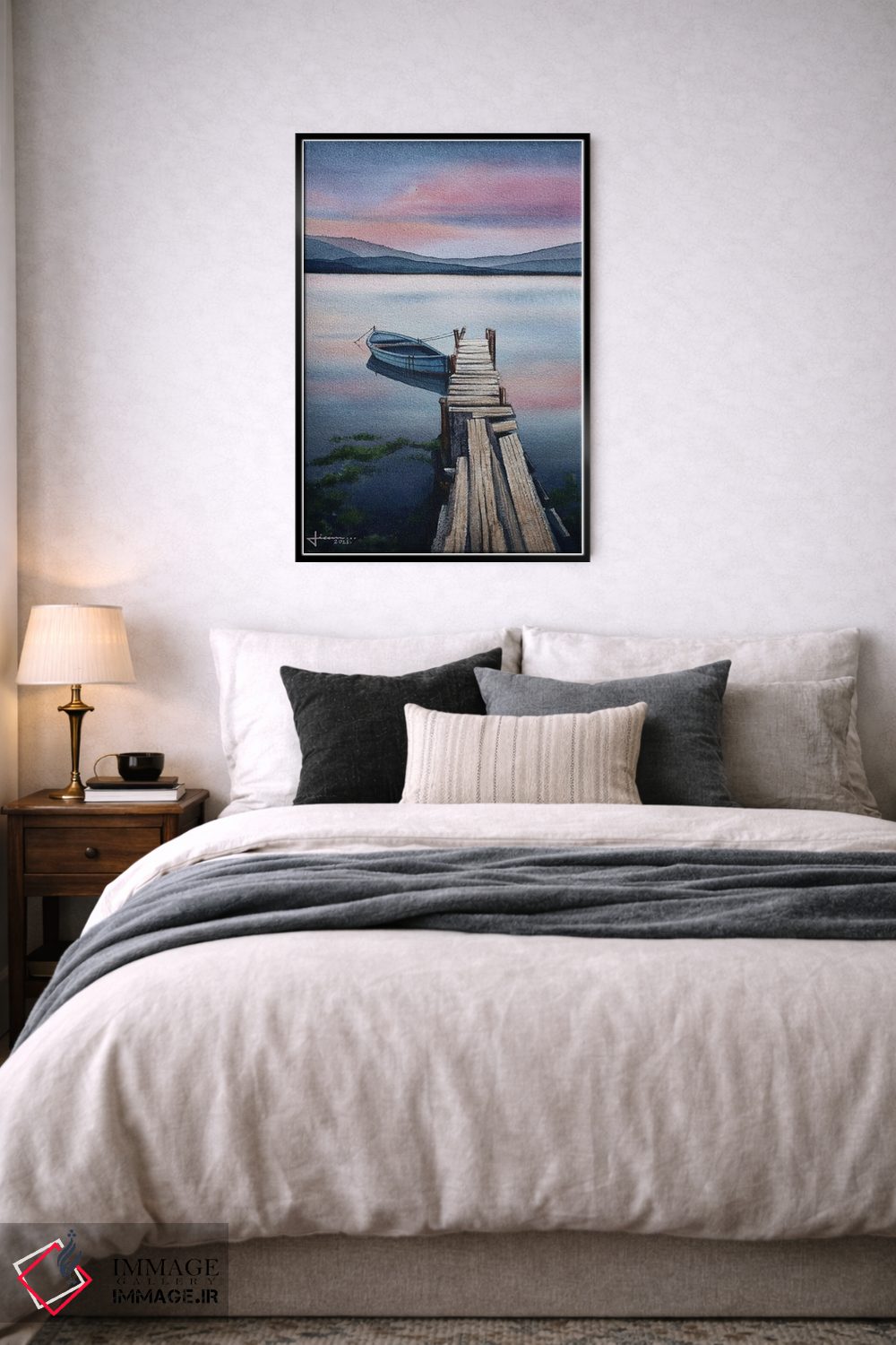 تابلو دکوراتیو آرامش بخش اثر لیام کوموات - D6B