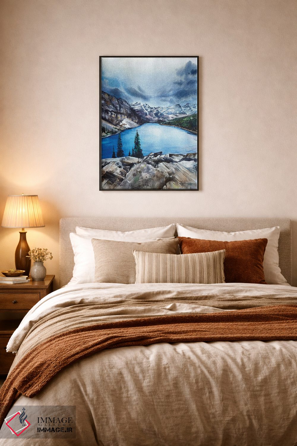 تابلو دکوراتیو یخ رفت دلربا اثر لیام کوموات - D6B