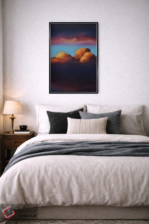 تابلو دکوراتیو بی عنوان IX اثر لیام کوموات - D6B