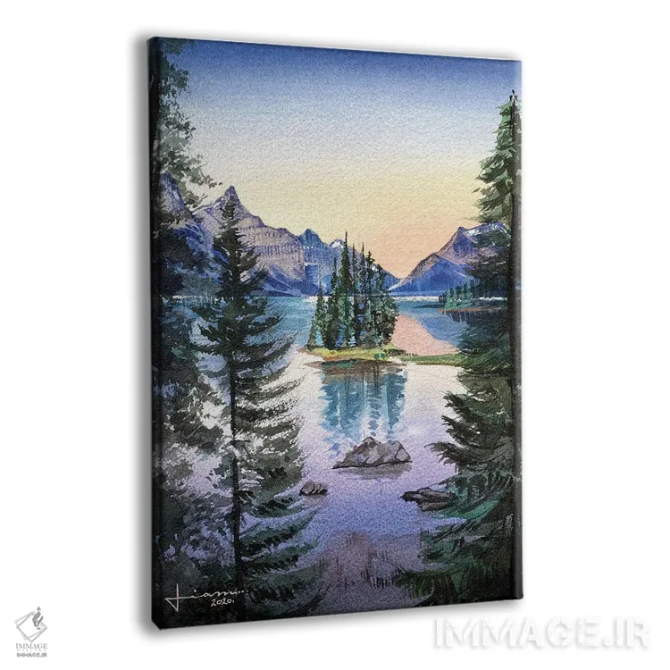 تابلو دکوراتیو کاج اثر لیام کوموات - نمای پرسپکتیو محصول