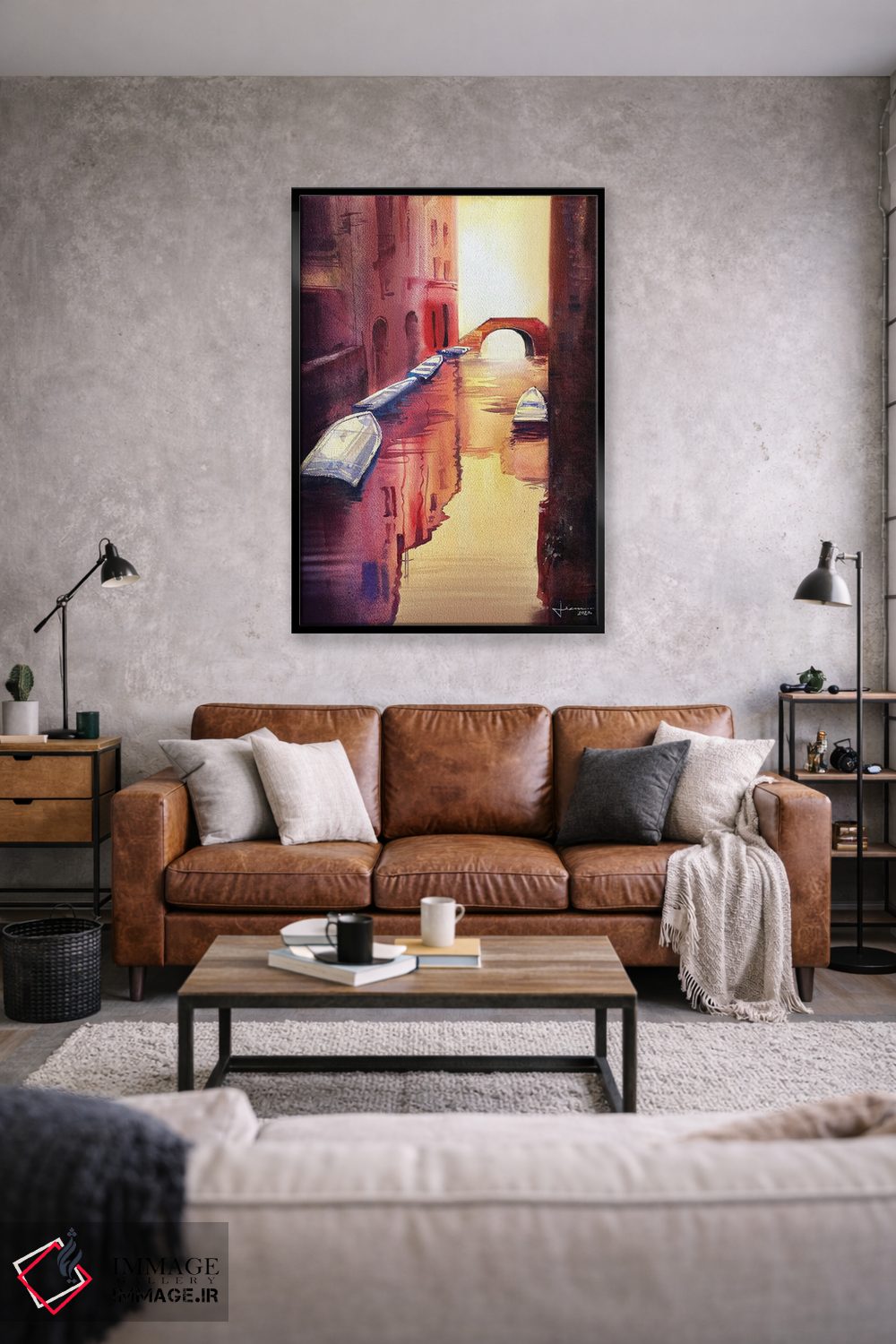 تابلو دکوراتیو کانال ونیز I اثر لیام کوموات - D2B
