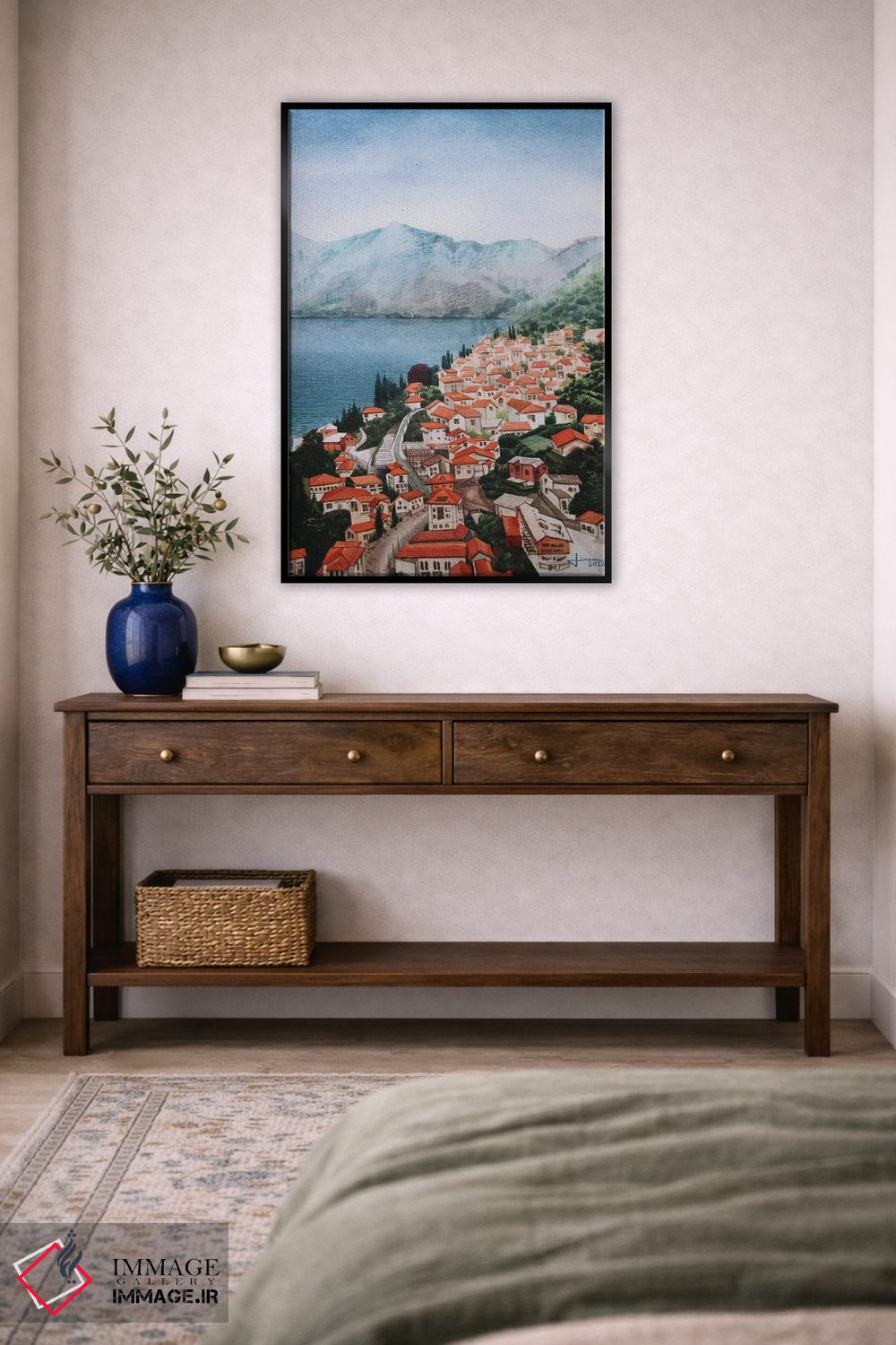 تابلو دکوراتیو خط ساحلی اثر لیام کوموات - D4B