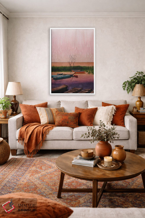 تابلو دکوراتیو آرامش II اثر لیام کوموات - D2W