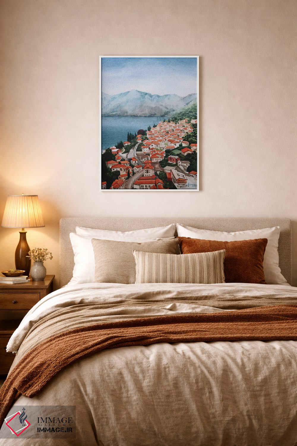 تابلو دکوراتیو خط ساحلی اثر لیام کوموات - D5W