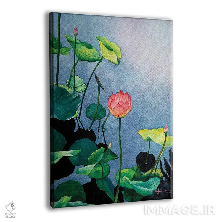 تابلو دکوراتیو شکوفه اثر لیام کوموات - نمای پرسپکتیو محصول