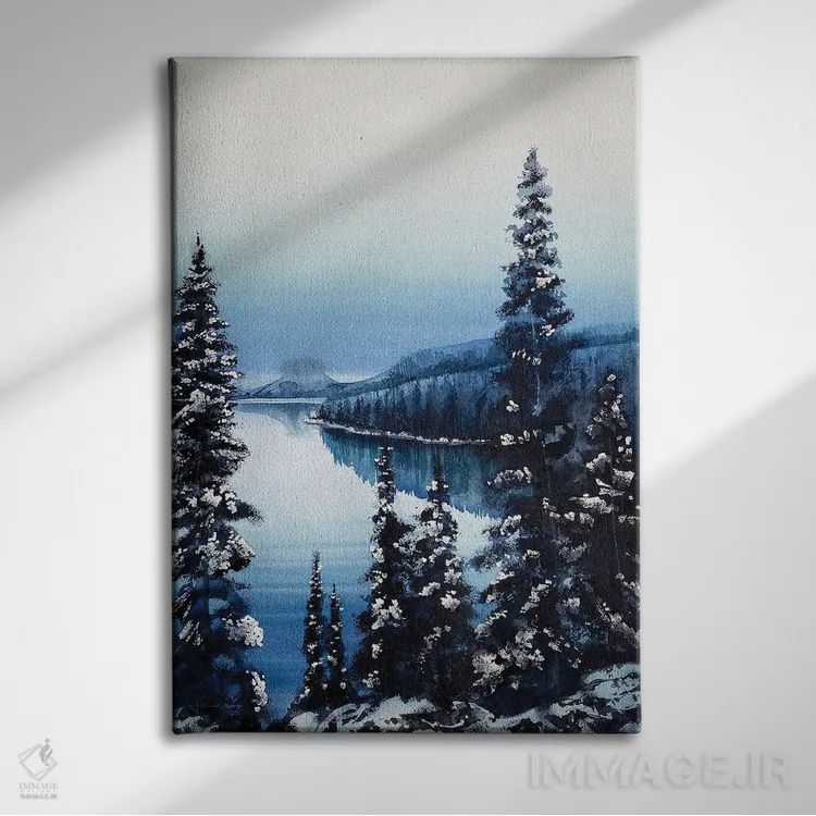 تابلو دکوراتیو منظره اثر لیام کوموات - نمای روبهرو روی دیوار