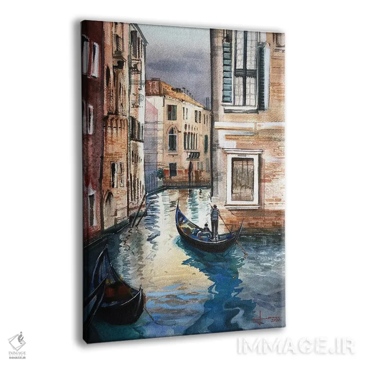 تابلو دکوراتیو ونیز ۱ اثر لیام کوموات - نمای پرسپکتیو محصول