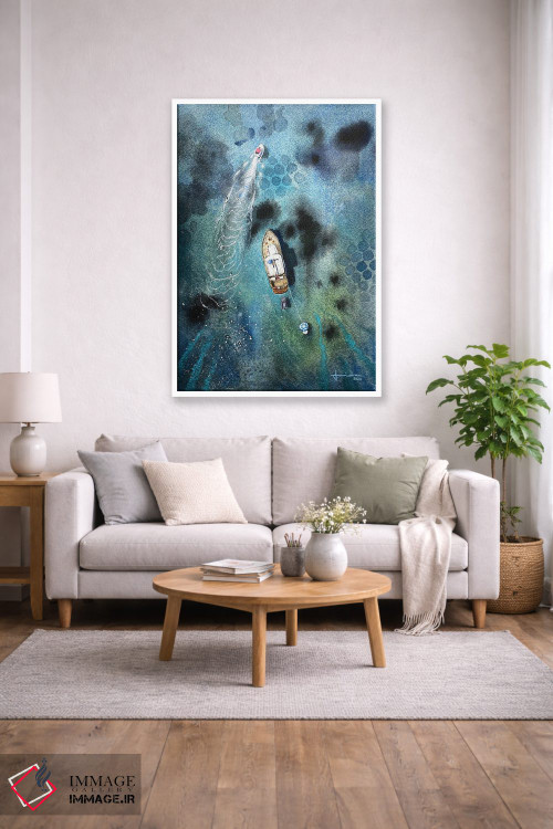 تابلو دکوراتیو سرعت اثر لیام کوموات - D1W