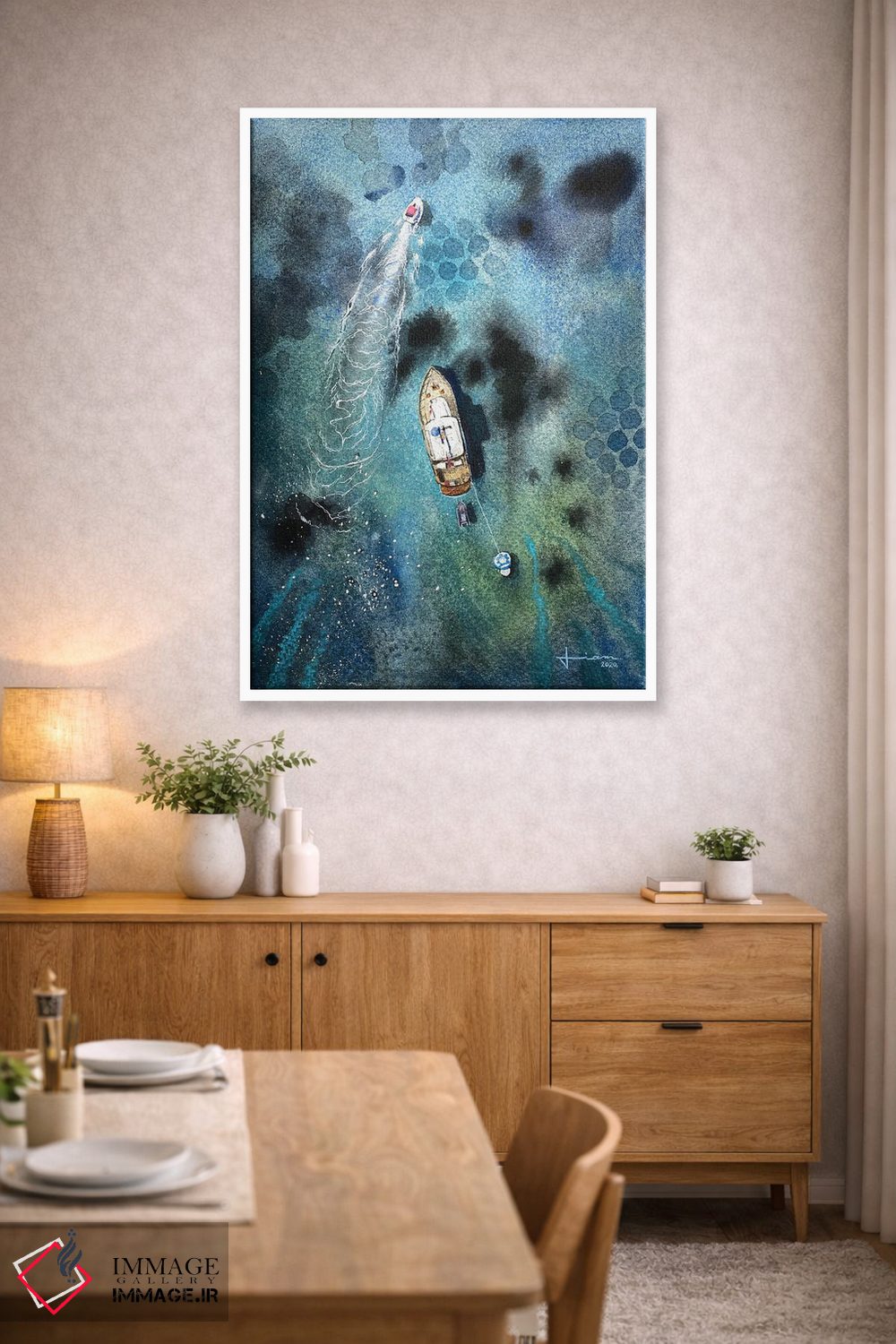 تابلو دکوراتیو سرعت اثر لیام کوموات - D2W